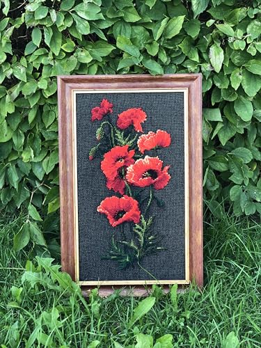 RIOLIS 1057 Poppies Counted Cross Stitch Kit 9.84 x 19.69 in