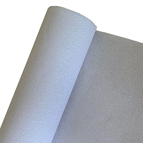 25 Count Evenweave Embroidery Fabric Cross Stitch Cloth, White, W29″ x L39″ - color: White, size: W29″ x L39″