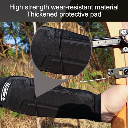 Archery Arm Guard Bowstring Hit Prevention Forearm Protective Bracer - size: 8.66 Inches Long