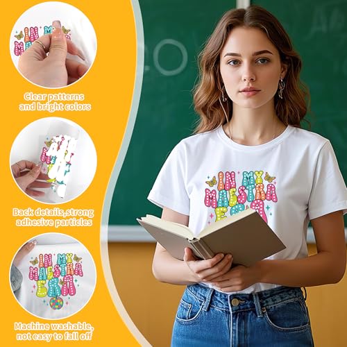 Spanish Teacher DTF Transfers Ready to Press, Iron on Decals for T-Shirts - style: Spanish Teacher627