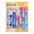 Stitch Keychain Lip Balm Set, 7-Piece Plant-Based, Ages 3+ - color: Stitch