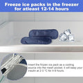 Insulin Pen Cooler Travel Case with 2 Reusable TSA Approved Ice Packs, Diabetic Medication Insulated Cooler Bag for Insulin Pens and Other Diabetic Supplies Storage Blue - color: Blue