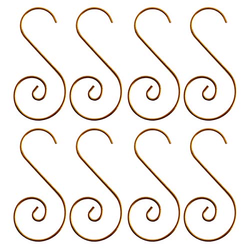 120PCS Christmas Ornament Hooks Christmas Tree Ornament Hanger Gold - color: Gold