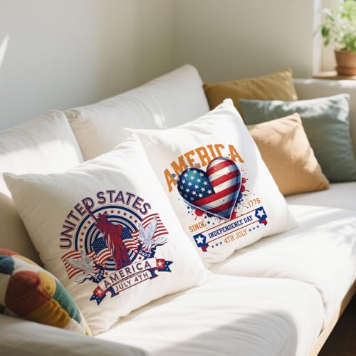 30Pcs Patriotic 4th of July Dtf Transfers Ready to Press Independence Day Iron on Transfers for Tshirts 250th Anniversary Transfer Vinyl Stickers for Clothing Pillows Bag DIY Crafts - color: 4th of July