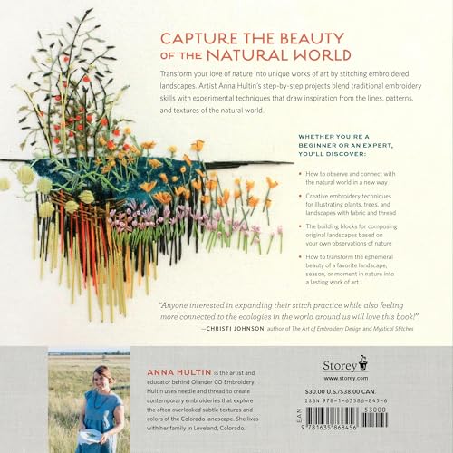 The Stitched Landscape: An Embroidery Field Guide to the Textures, Colors, and Lines of the Natural World