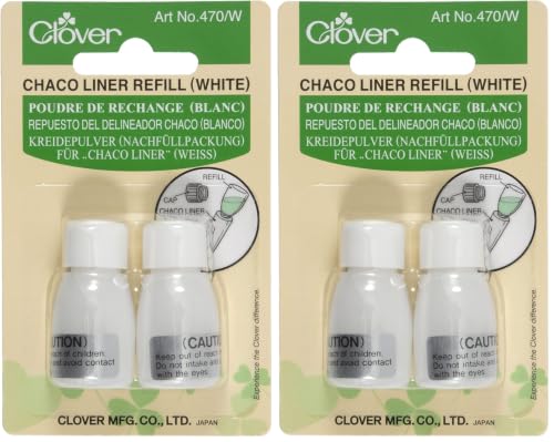 Clover Chaco Liner Refill: White, 1 (Pack of 2) - color: White, size: 1 (Pack of 2)