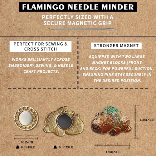 Needle Minder Magnet, Magnetic Needle Minder, Needle Minders Magnetic Cross Stitch Accessories, Magnetic Needle Holder, Life Tree, Butterfly, Cats, Owl, Heart (Capybara) - size: Capybara