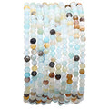 BEADIA Faceted Natural Amazonite Stone Round Loose Semi Gemstone Beads for Jewelry Making 3-3.5mm 38cm - color: Amazonite Faceted, size: 3-3.5mm