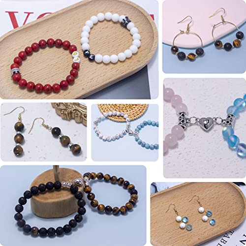 636pc Gemstone Beads for Jewelry Making - Bracelet Making Kit for Adlut Boy - color: Bracelet Making Kit for Adults