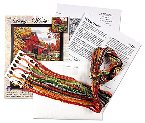 Tractor Counted Cross Stitch Kit
