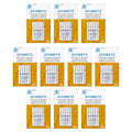 SCHMETZ Embroidery Sewing Machine Needles - Precision Needles, Size 90/14, 5-Needle Cards, Pack of 10 - style: 10 Cards (50 Needles)