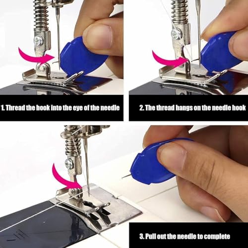 20PCS Needle Threaders Plastic Sewing Needle Threader Tool Simple Wire Loop for Sewing Small Eye Needles Embroidery Craft Knitting Quilting - style: Style B