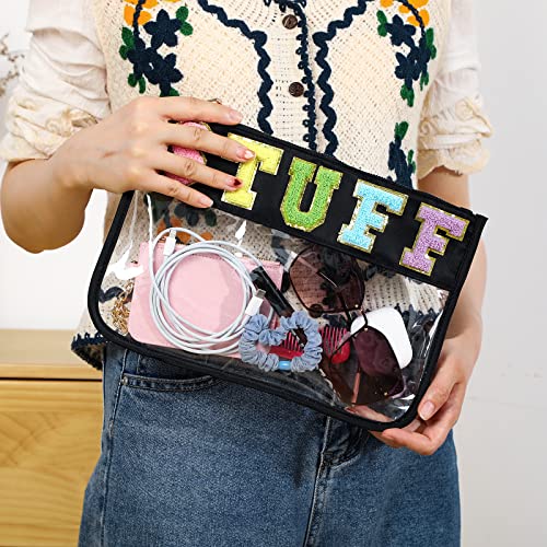 DYSHAYEN Clear Snacks Bag for Travel - color: Black-Stuff