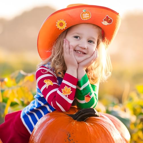AUGSUN 36Pcs Fall Autumn Iron on Patches Thanksgiving Day Sew Applique - style: Fall Thanksgiving Style