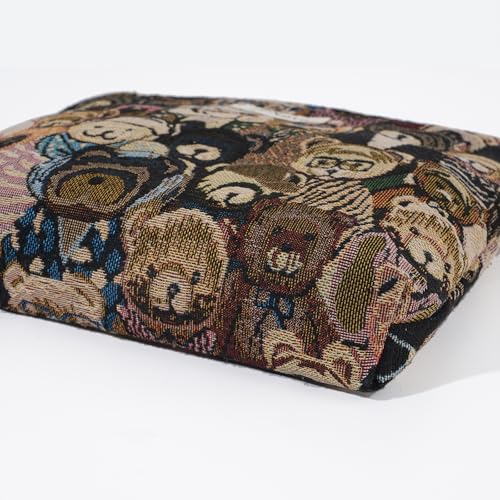 Bear Makeup Bag Small Cute Cosmetic Bags for Women Travel Toiletry Bag - color: Bear Brown