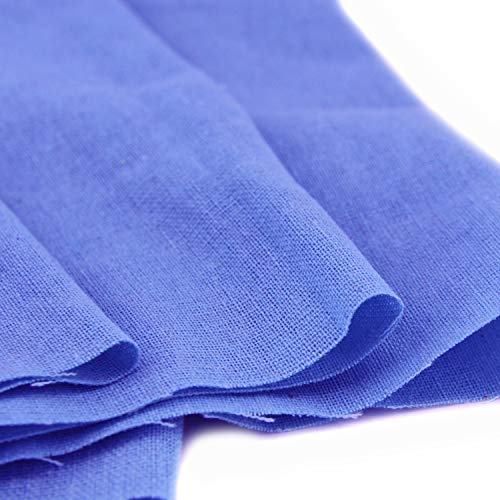 Rose Flavor Pre-Cut Quilting Linen Fabric,Craft Cloth,DIY for Sewing Crafting 60" by 1 Yard(Sky Blue) - color: Sky Blue
