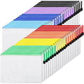 EOOUT 56pcs Mesh Zipper Pouch Zipper Bag, Durable Pouches for Organization Puzzle Storage, Letter Size, A4 Size, for Office Supplies - style: 56pcs