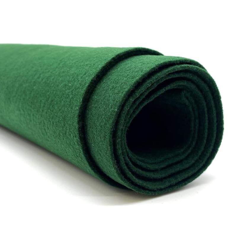 Ice Fabrics Craft Felt Fabric by The Yard - 72" Wide & 1.6mm Thick Acrylic Felt - Soft and Durable Hunter Green Fabric for DIY Arts & Crafts, Decorations and More - 1 Yard Hunter Green - color: Hunter Green, size: 1 Yard