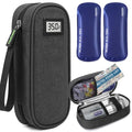 Medineed Temp Display Travel Case Fit 2 Mounjaro & Zepbound Pens, Black - color: Black