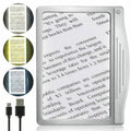 MagniPros 5X Rechargeable LED Page Magnifier with 3 Color Light Modes - color: Silver