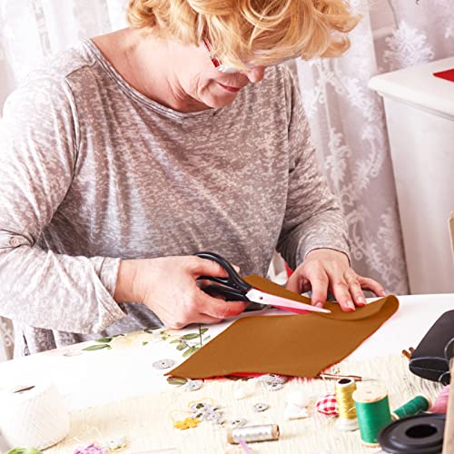 Jtnohx Color Felt Fabric Soft Felt Sheets for Crafts Brown 20Pcs 8"x12" - color: Brown