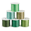 KISSITTY 328 Yards 6 Rolls Polyester Braided Metallic Thread Embroidery Threads Thin Beading String Jewelry Beading Thread for Jewelry Making Embroidery DIY Braided Bracelets Sewing Craft Bead Weaving - style: Assorted 4
