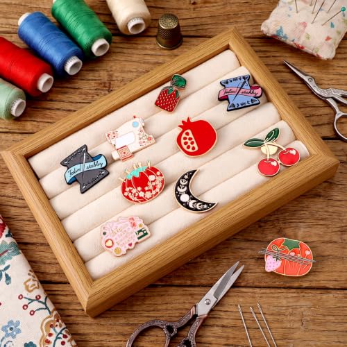 Wavyknot 10 Pcs Needle Minder Magnetic Needle Keeper for Cross Stitch - style: Cute