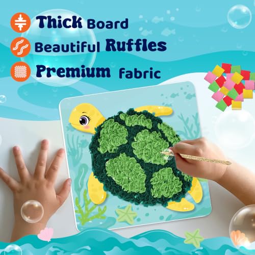 jackinthebox Poke Art Ocean Craft Kit for Kids, Boys & Girls Toys, Ages 4-8 - style: Ocean