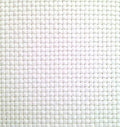 19" x 28" 11CT Counted Cotton Aida Cloth Cross Stitch Fabric (White) - color: White
