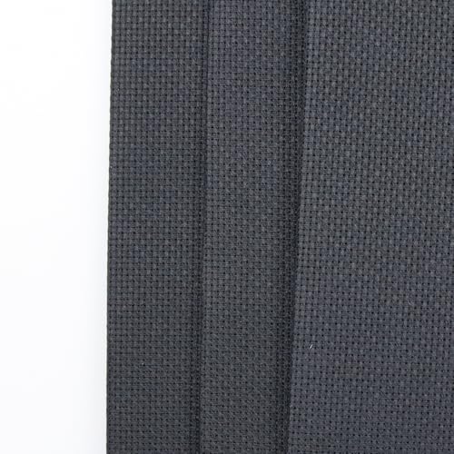 KCS 3 pc of 12" x 18"(30cmx45cm) Counted Cotton Aida Cloth Cross Stitch Fabric (Black,16CT) - color: Black, size: 16CT