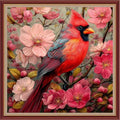 Dooxvey Cross Stitch Kits for Adults Beginners,Full Range of Cross-Stitch Stamped Kits Needlepoint Kits for Beginners Embroidery Kits 11CT Cross Stitch Patterns-Flower Bird 18x18 inch - color: Magicolor13