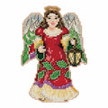 Mill Hill Angel with Lantern Beaded Counted Christmas Holiday Cross Stitch Kit 2016 Jim Shore Winter Series JS201612