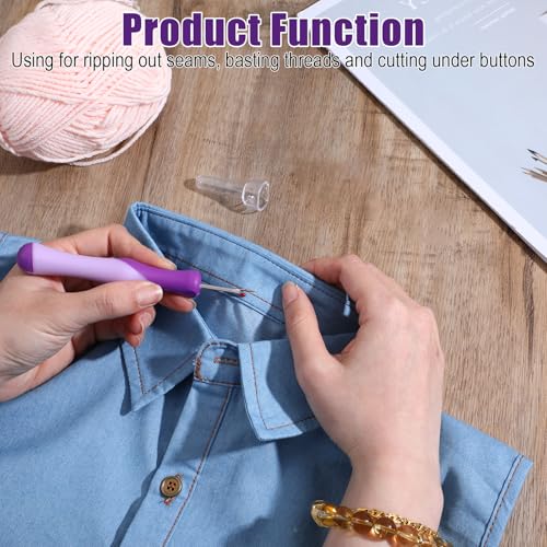 Seam Ripper, Needle and Thread Seam Rippers, Seam' Ripper and Thread Remover, Stitch Remover Unpicker Tool, for Hand Sewing, Crafts and Knitting Seam' Removers