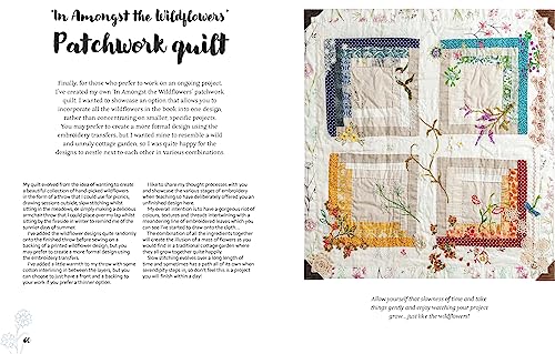 A Love of Cloth and Thread: Among the Wildflowers: Over 25 original embroidery designs with iron-on transfers