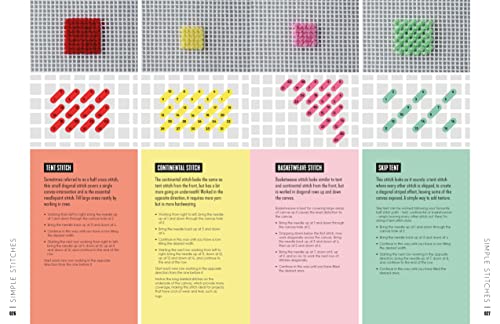 Needlepoint: A Modern Stitch Directory: Over 100 creative stitches and techniques for tapestry embroidery