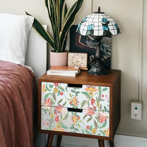 OLYCRAFT 3pcs/Set Boho Rub on Transfers for Furniture and Crafts 6x12 inch Paisley Furniture Decals Flower Theme Transfer Stickers Rub on Decals for Wood Furniture Home Decor - style: Paisley