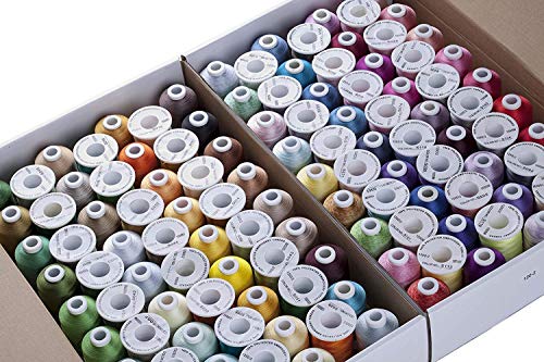 Simthread 120 Madeira Colors Polyester Machine Embroidery Thread Kit