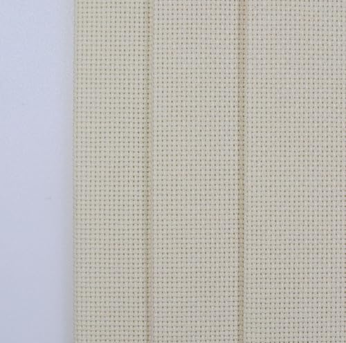 KCS 3 pc of 12" x 18"(30cmx45cm) Counted Cotton Aida Cloth Cross Stitch Fabric (Cream,18CT) - color: Cream, size: 18CT