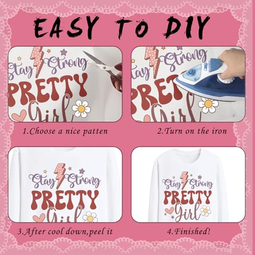 Dazoratix Christian Iron on Transfers - 20 Sheets Bible Verse DTF Ready to Press Religious Scripture Cross Heat Patches Stickers Vinyl Decal for T Shirts Clothing Clothes Pillow DIY Crafts Decorations - style: Christian