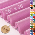 Lilac Soft Felt Sheet 36'' X 36'', 1.4mm Large Felt Fabric Sheet for Crafts - color: Lilac