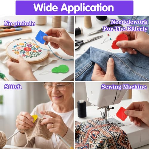 FNANJWQ 30PCS Automatic Needle Threaders Hand Sewing Needle Threader