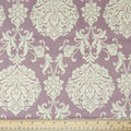 Stitch & Sparkle, 100% Cotton Duck 45" Width Small Damask Lilac Color Sewing Fabric by The Yard - color: Damask Lilac, size: Cut by the yard
