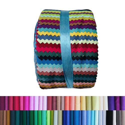 100% Cotton Quilting Fabric Jelly Roll Fabric-40 Solid Color - color: 40 Solid Color
