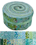 100% Cotton Jelly Roll Fabric Strips for Quilting and Sewing- Green Mood - color: Green Mood