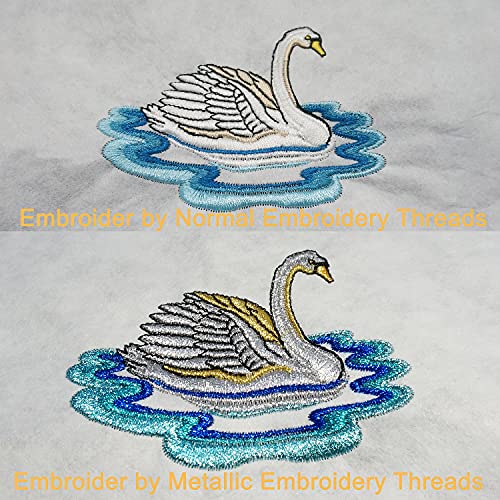 New brothread 9 Basic Colors Metallic Embroidery Machine Thread Kit - color: 9 Metallic Colors -1