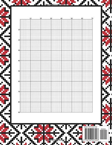 Cross Stitch Graph Paper 10 Count: Cross-Stitch Notebook | 10 Count Aida Graph Paper For Charting Your Own Designs | Counted-Thread Embroidery Paper ... Hobby DIY Crafting Sketch Book For Beginners