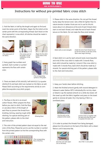 Dimensean Counted Cross Stitch Kit for Beginners, 11CT Unprinted Cross-Stitch Kit Easy Patterns Needlepoint Kit Cross Stitching Embroidery Kit Supplies-Sunflower Cat 18x18 inch - color: DIYColor14