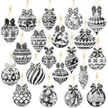 Tondiamo 20 Pcs Christmas Diamond Art Kits 5D DIY Diamond Painting Keychain - style: Black Style