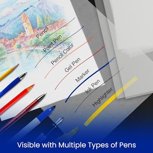 Tracing Paper 9x12 in, 100 Sheets, Transparent Sketch Paper 63gsm - size: 9" x 12" (100 Sheet)