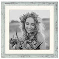 AEVETE Picture Frame 10x10 Light Green Photo Frame Rustic for Wall and Desk - color: Rustic Green, size: 10x10